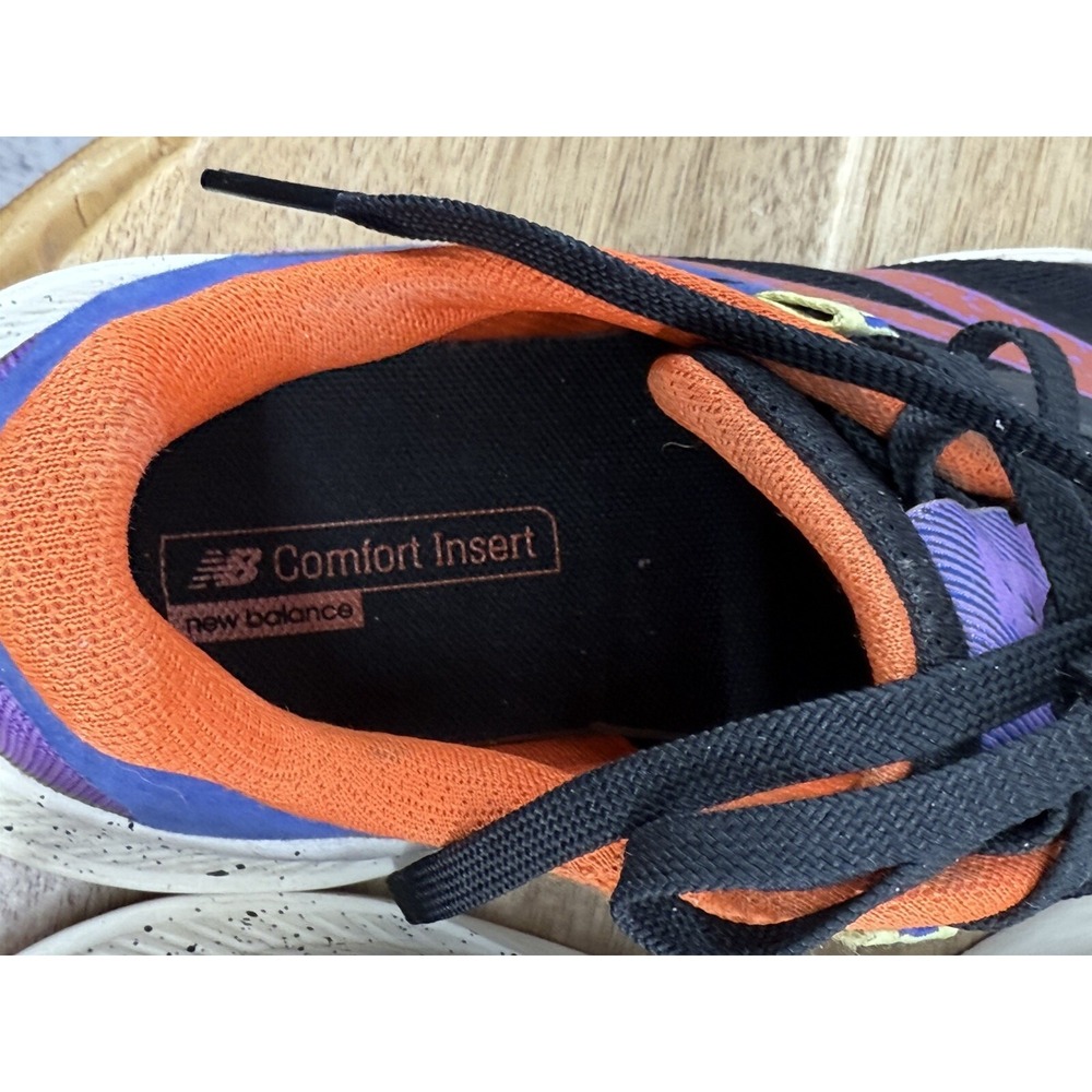 New Balance DynaSoft Nitrel‎ V4 Trail Running Shoe Black/Orange Women's Size 9.5 - Picture 10 of 15